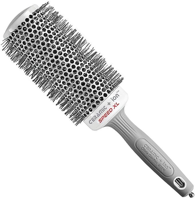 Olivia Garden Expert Blowout Speed Wavy Föhnborstel Wit-Grijs