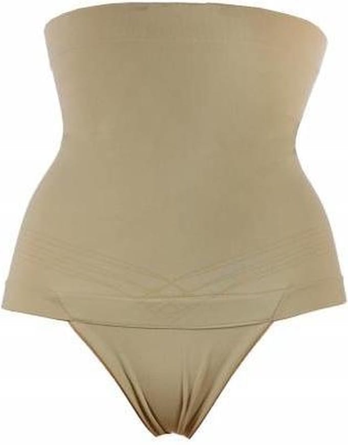 J&C  stringband, buikcorrectie  - S  - beige