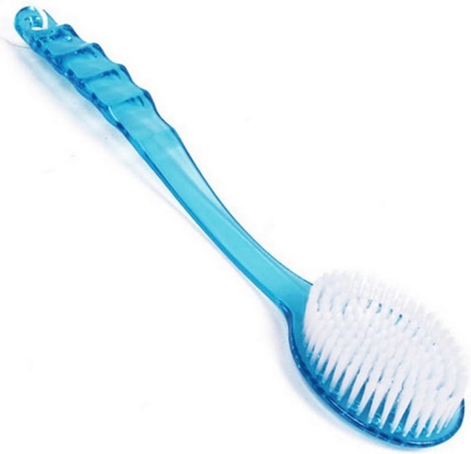 Lichaamsborstel - Doucheborstel - Badborstel - Rugborstel - Blauw