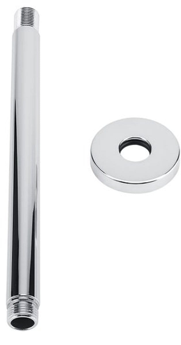 Allecto - Verstelbare Wandmontage Douchearm - 10 Inch Rvs Douchekop