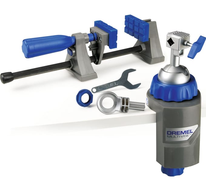 Dremel Multi-Vise 2500 Multitool machine accessoire - 3-in-1 en stationaire bankschroef, losstaande klem en gereedschaphouder