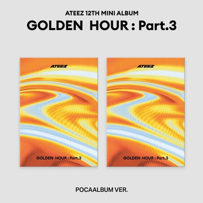 ATEEZ – HEURE DORÉE : Partie 3 (1POCA) 2PCS