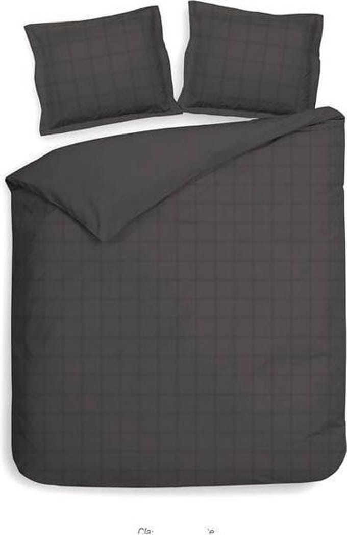 Heckettlane Dekbedovertrek - Lits-jumeaux - 240x200/220 cm - Grijs