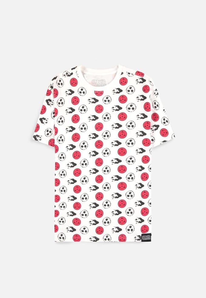 Naruto - Symbols Heren T-shirt - M - Wit