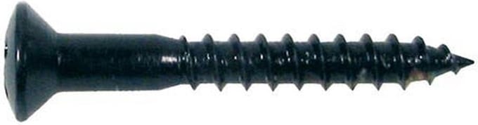 Boston WS-14-B Zwarte Schroeven 2,4x16mm (12st) voor HB PU-ring Lang