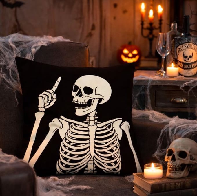 Bone Chilling Collection Kussenhoes - 45x45 cm