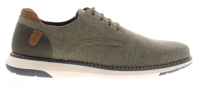 Hush Puppies Heren Veterschoenen Bruce Canvas Groen