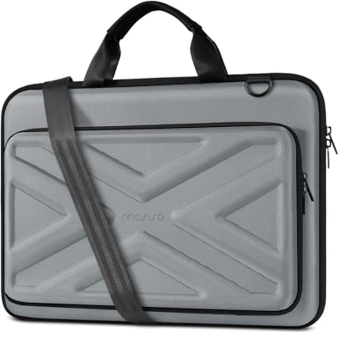 Hardshell laptop tas met schouderriem voor mannen en vrouwen
