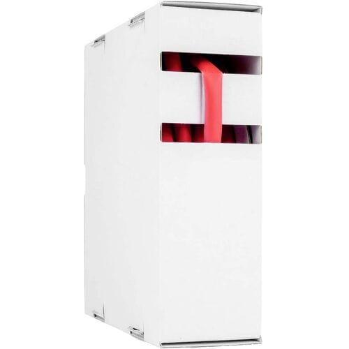 Hongshang 211154228 Krimpkous zonder lijm Rood 4.80 mm 2.40 mm Krimpverhouding:2:1 10 m