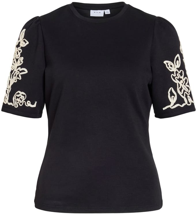 VILA Sweater met korte mouwen VIMIA Ronde hals