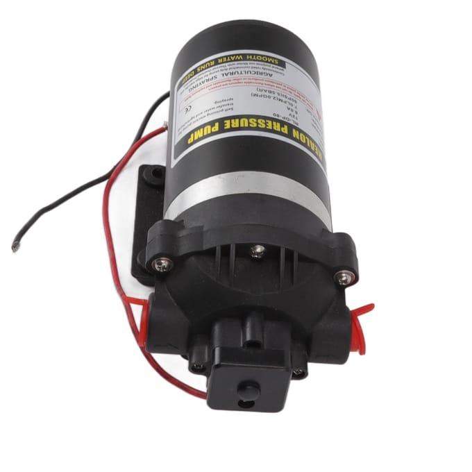 12V DC Hogedruk Membraanpomp Horizontale Zelfaanzuigende Pomp Roller Waterzuiveraar Spuitwater