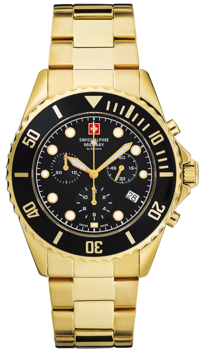 Swiss Alpine Military Master Diver Chrono SAM7053.9117 mannen horloge