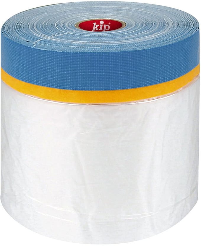 Kip 3388 Afdekfolie met Washi en Textiel Tape - 550mm x 20 meter