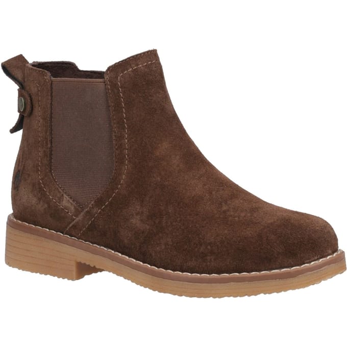 Hush Puppies Maddy Suede Dames Laarzen Chocolade