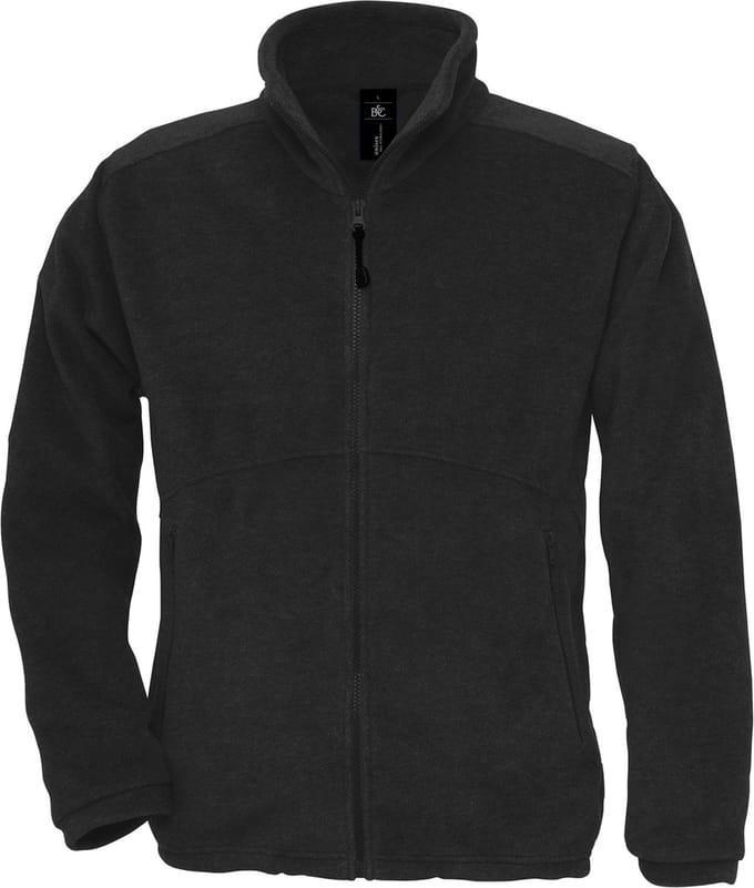 Fleecevest 'Icewalker+ Full Zip' merk B&C maat M Zwart
