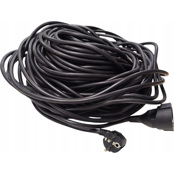 Elektrische verlengkabel 50m 3x2.5mm² ip44 16a 2800w sterk tuinkabel