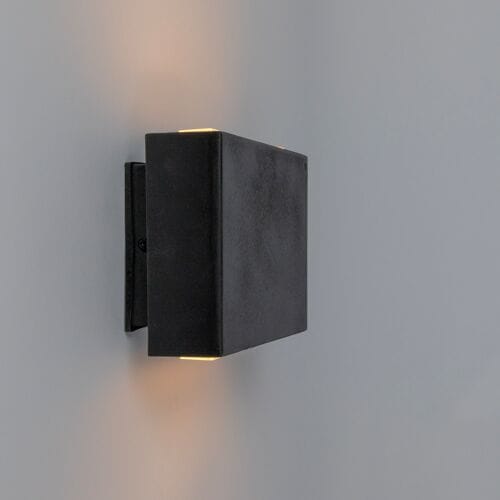 KS Verlichting Muurlamp Decca Antiek Zwart