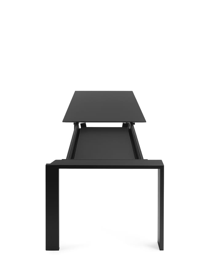 Kartell Vier uitschuifbare tafels - zwart
