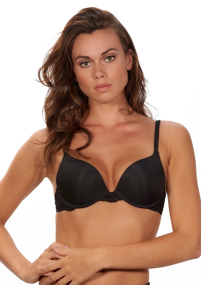 After Eden Recycle Dames Two Way Boost BH - Zwart - Maat 85D