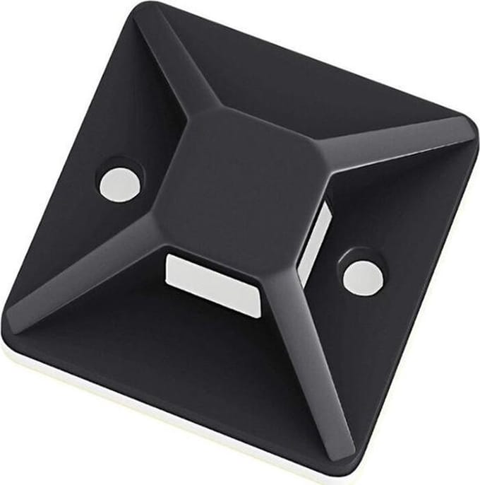 Kabelbinder - 20 x 20 mm - 100 stuks - Zwart - Allteq