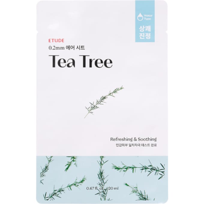 ETUDE - 0.2 Therapy Air Mask (New) - 1pc - Tea Tree