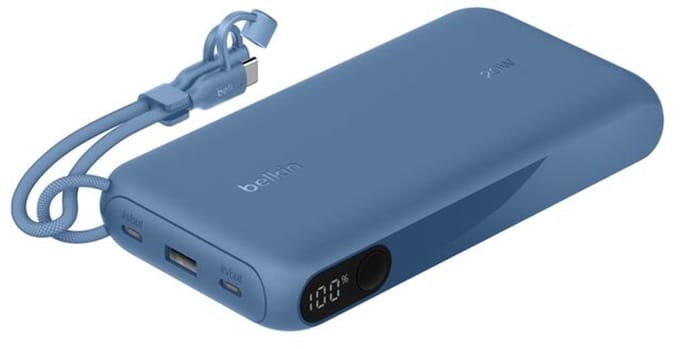 Belkin BoostCharge power bank - with display - 2 x USB-C USB - 20 Watt - 20000 mAh