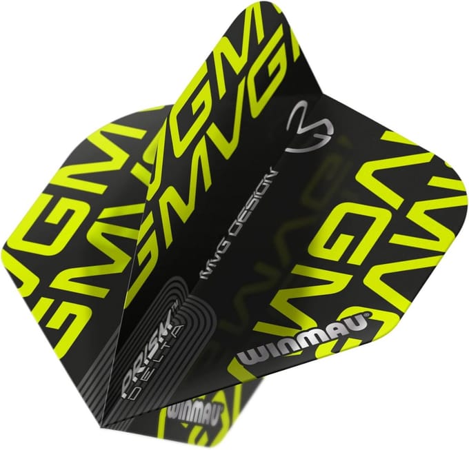 Extra Dikke Dartflights Zwart Set van 3 voor Professioneel Darten