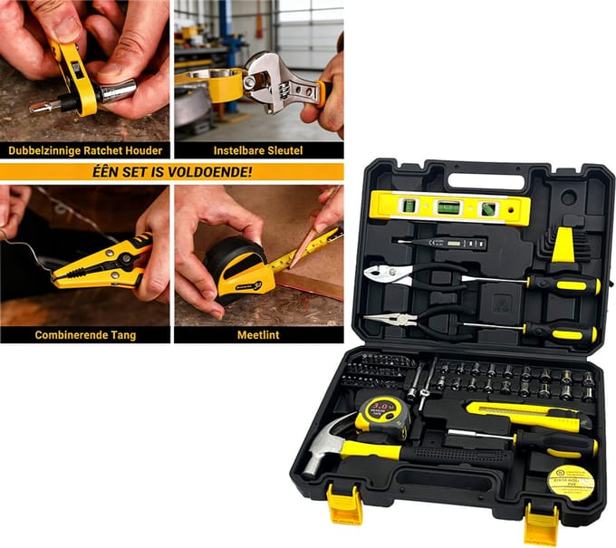 Gereedschapsset voor DIY & Auto-/Motoronderhoud