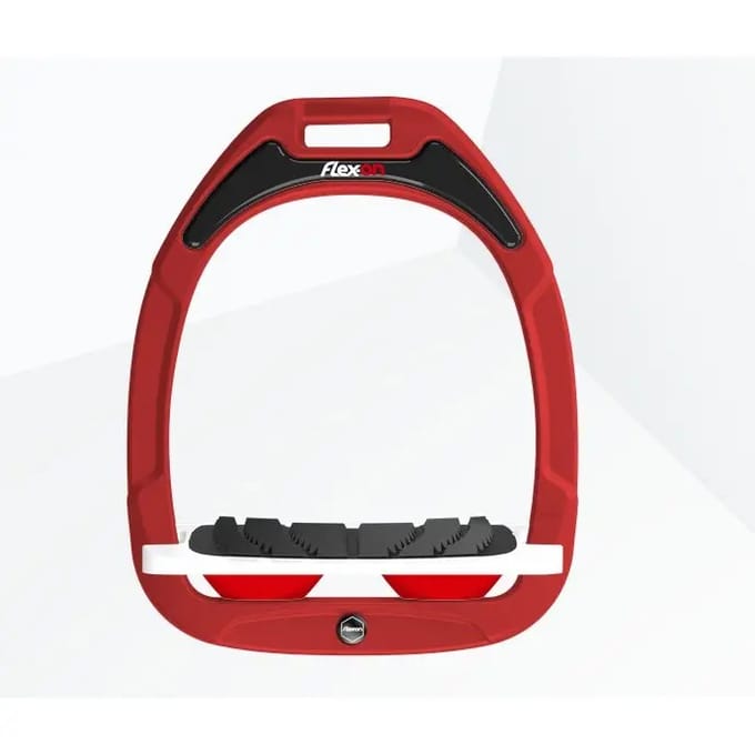 Zijwaartse Beugels Grip Rood/Wit/Rood Flex-On Green Composite