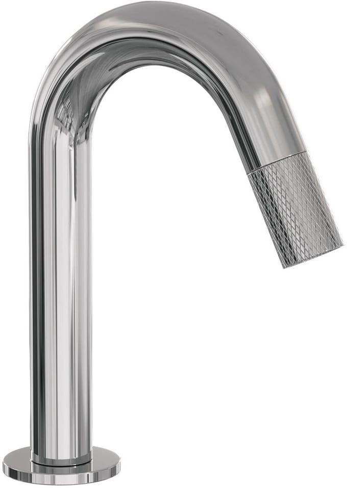 Brauer Chrome Carving Opbouw Fonteinkraan met Gebogen Uitloop - Chroom