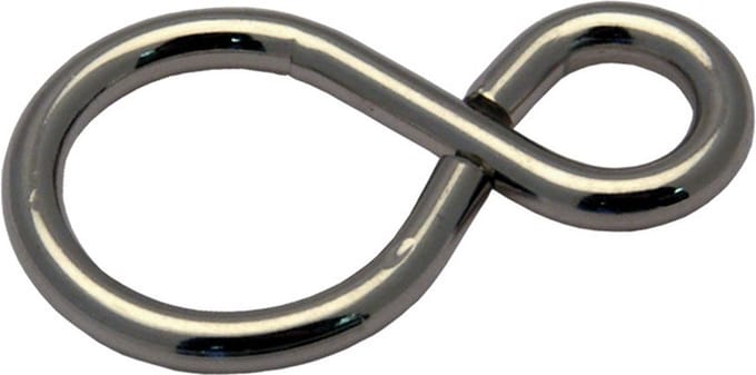Gesloten S-haak - 36 x 3.0mm - Gegalvaniseerd - 100 stuks