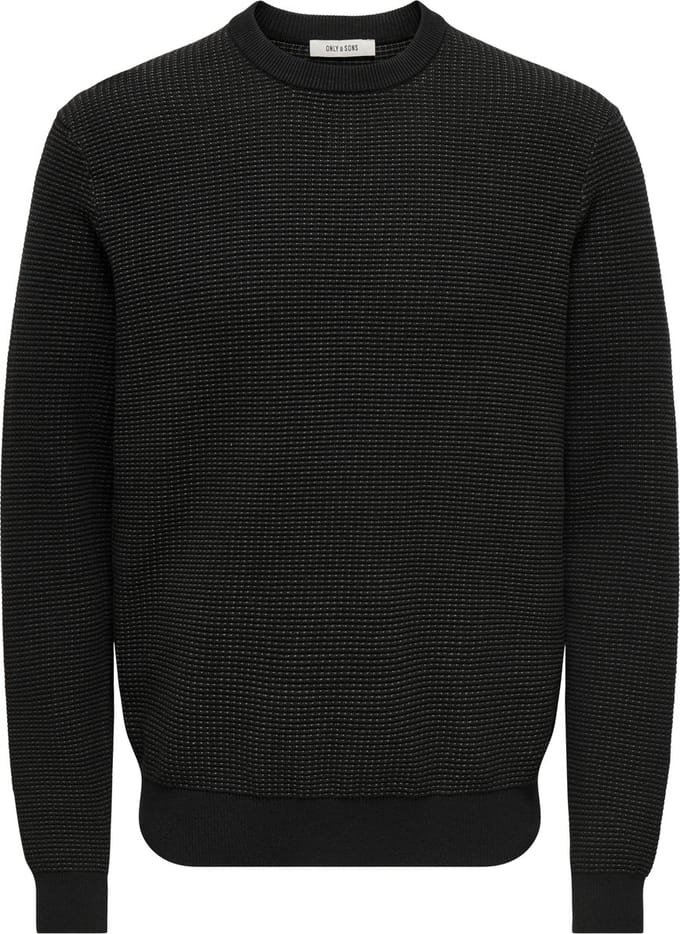 ONLY&SONS - ONSDAVE REG LS CREW NECK KNIT NOOS - Heren - Gebreide truien