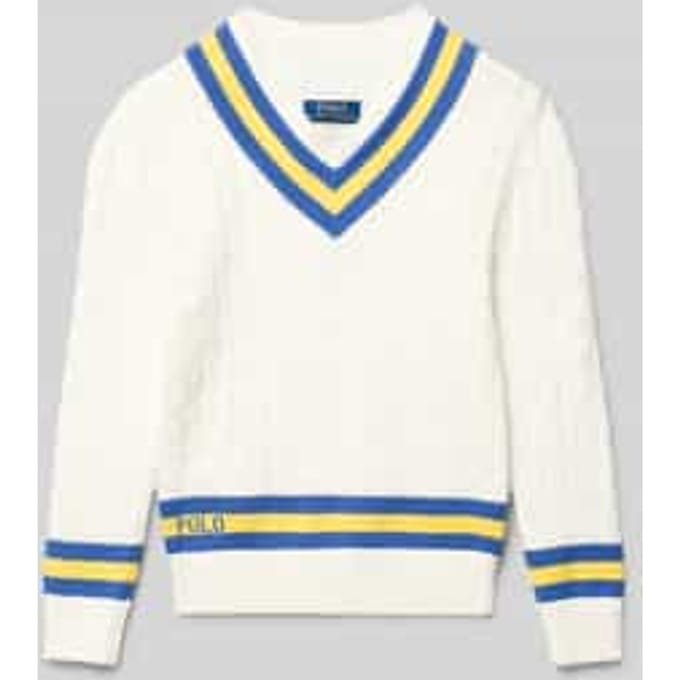 regular fit gebreide pullover van puur katoen