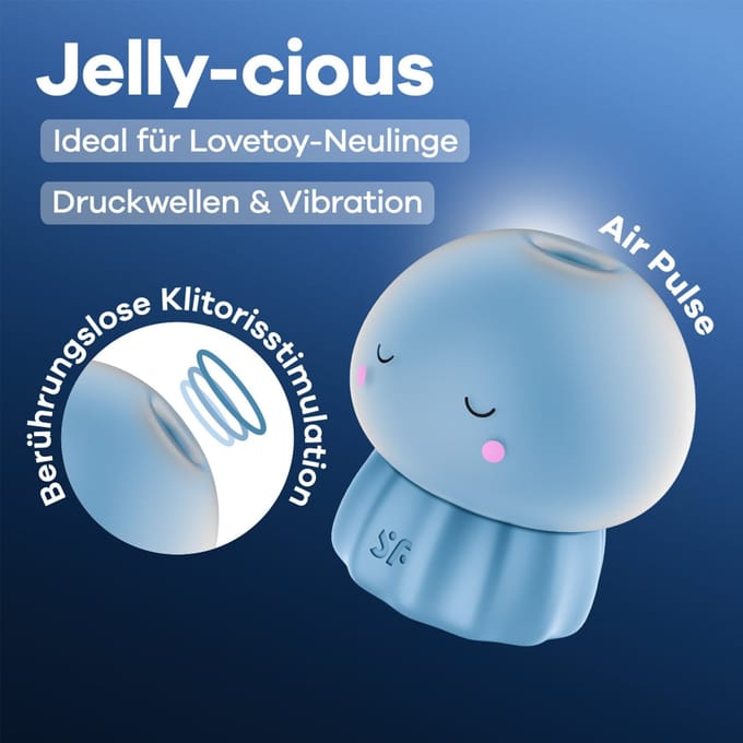 Satisfyer - Jelly-cious - Luchtdruk Vibrator - Blauw