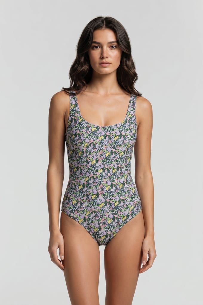 & Other Stories Cherry Reversible Swimsuit Blue Taglia: 32 | Costumi Interi Outlet | Donna | Blu