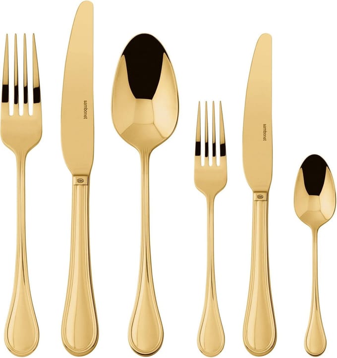 Sambonet Bestekset Royal - Goud - 36 delig / 6 personen