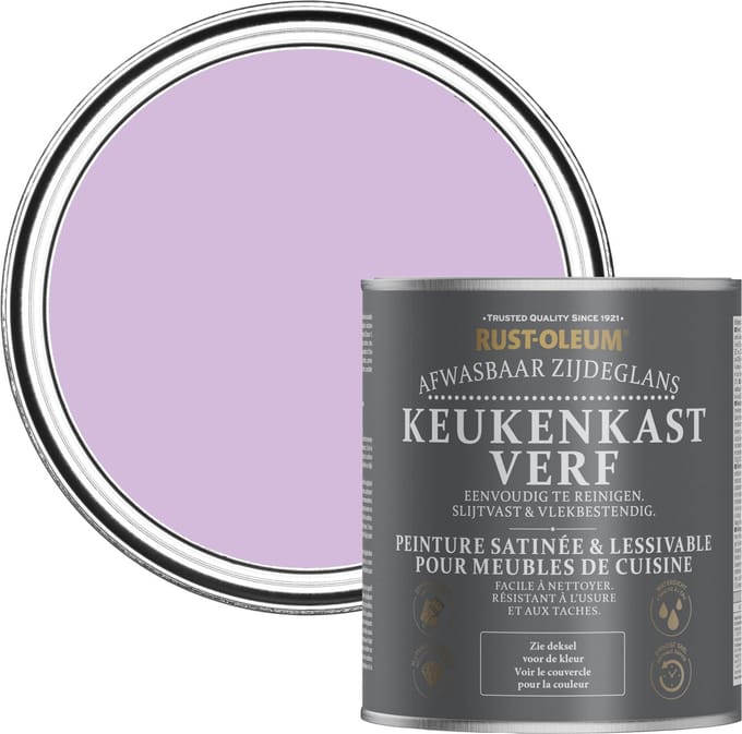 Rust-Oleum Paars Keukenkastverf Zijdeglans - Macaron 750ml
