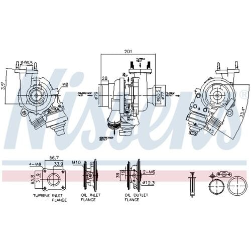 Supercharger, drukvulling NISSENS 93607