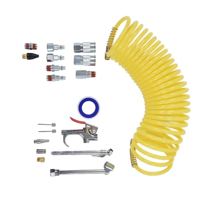 Luchtslangset voor bandencompressor 14 inch NPT Industriële connector Snelkoppelingen Blaaspistoolset