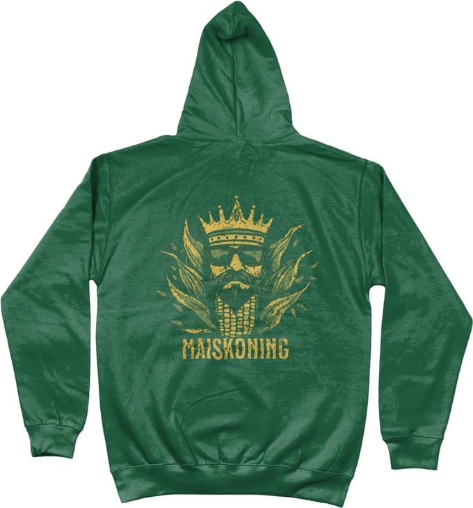 AGRIFANS® De Maiskoning - Heren Hoodie - S