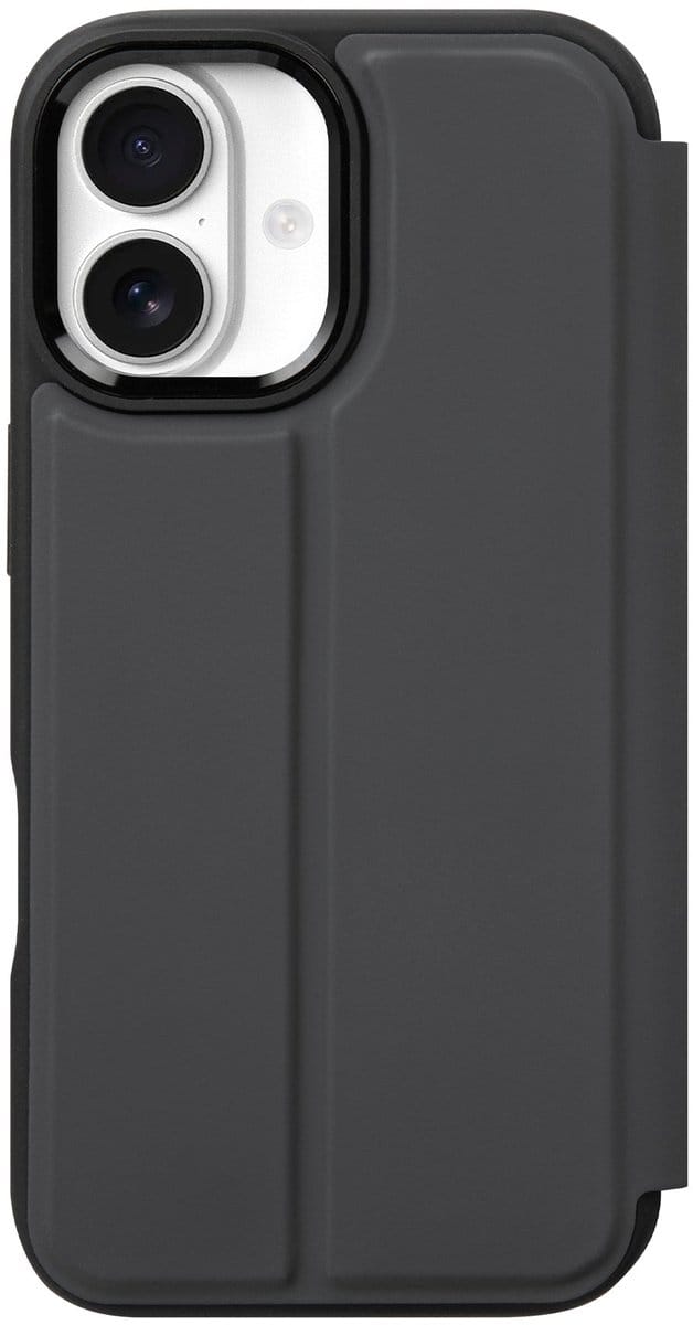 LAUT MagFolio iPhone 17 Hoesje – Zwart – MagSafe Compatibel – Wallet Case