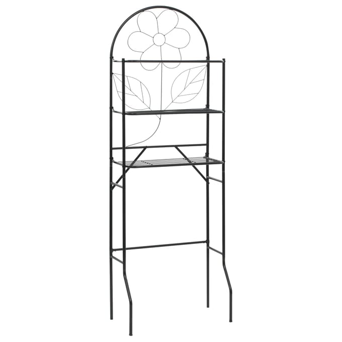 vidaXL - Badkamerrek - 60x33x174 - cm - zwart