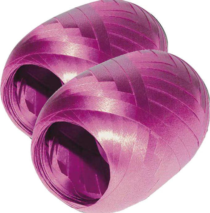 2x Inpaklint Krullint Decoratielint Cadeaulint Sierlint - Pink - 20m x 5mm