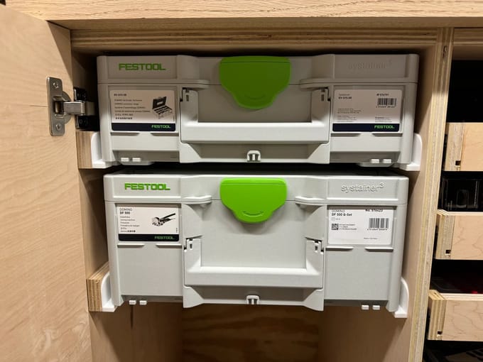 Systainer rails voor Festool Systainer³