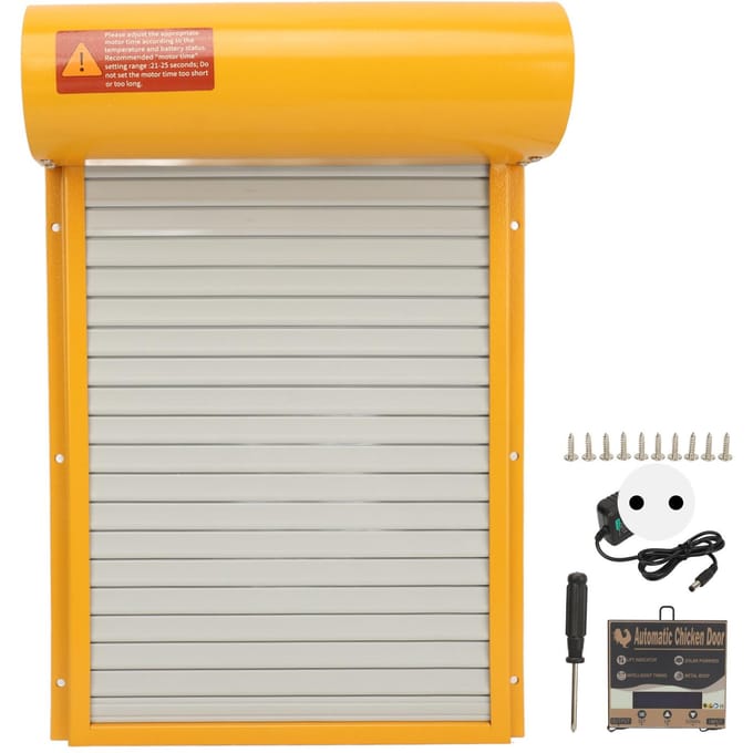 Kippenhok Deur Timing Modus Handmatige Modus Robuuste LED Display Controller Auto Kippenhok Deur geel