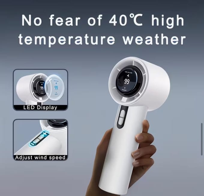krachtige draagbare handventilator - Mini Fan - festival waaier- Mini ventilator - handventilator - handwaaier