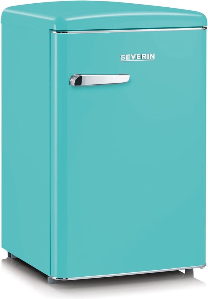 Severin RKS 8834 Tafelmodel - 108 Liter – Stil – LED – Retro Design - Turqoise