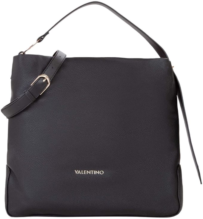 VALENTINO Schoudertas Peonies Re Hobo Bag Nero Zwart