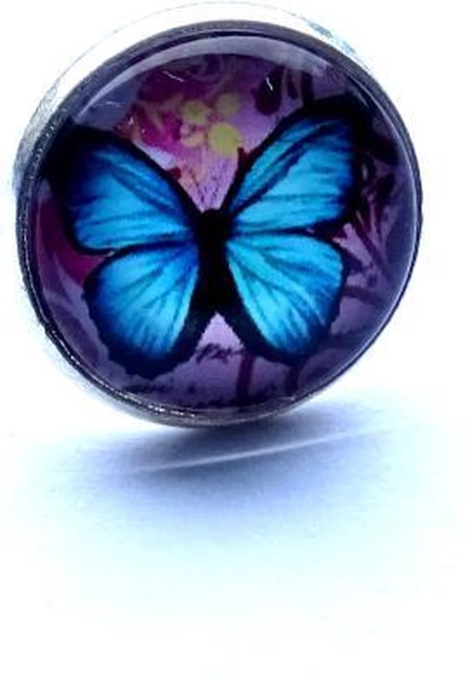 2 Love it Vlindertje RB - Broche - Dames - Metaal