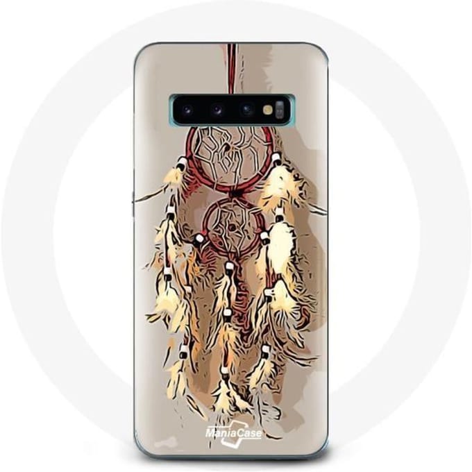 Coque - Samsung - Galaxy S10 - Attrape Rêve - Marron - Souple marron